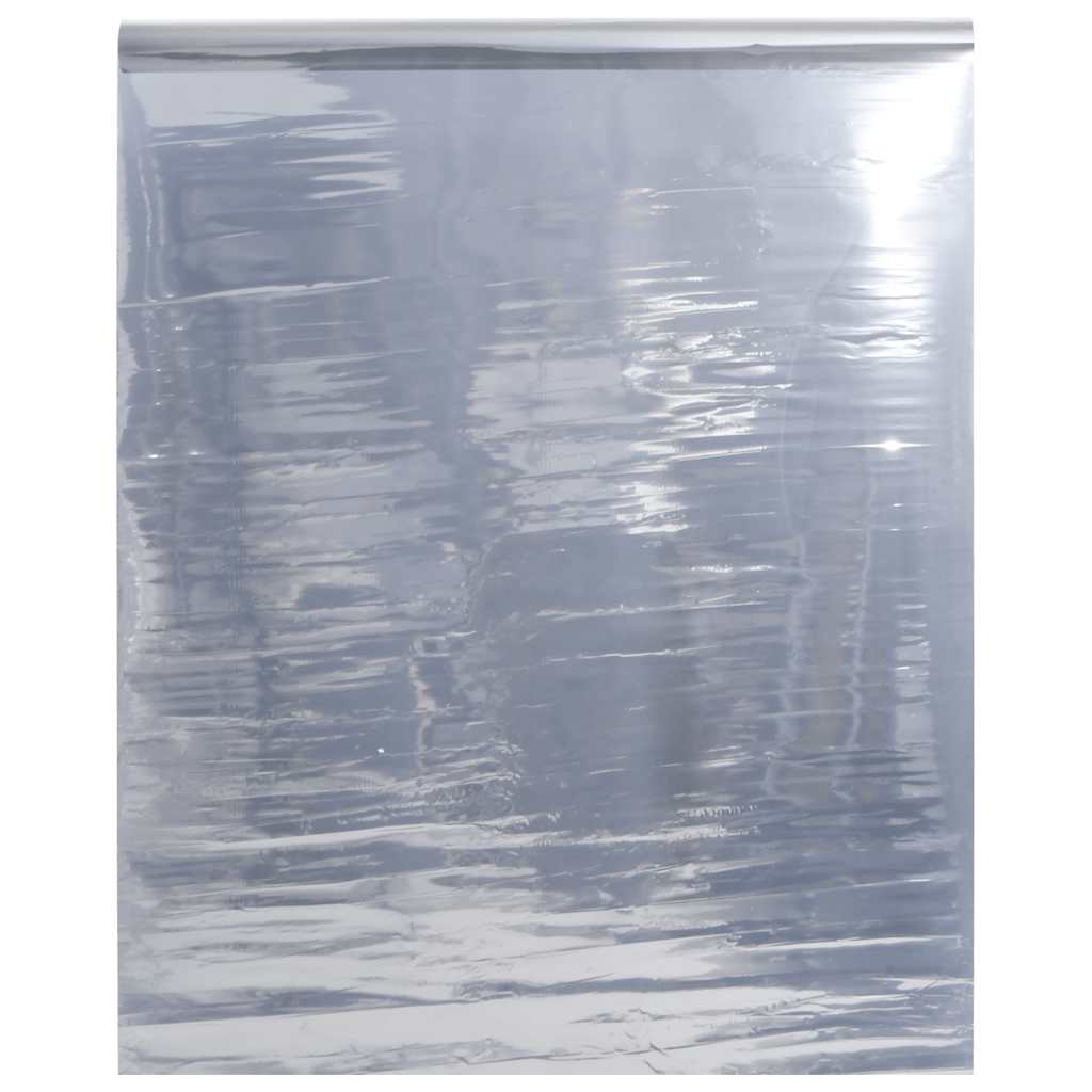 vidaXL Solar Film Static Reflective Effect Silver 45x500 cm PVC