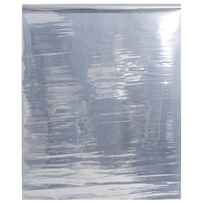 vidaXL Solar Film Static Reflective Effect Silver 45x500 cm PVC