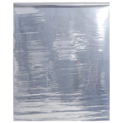 vidaXL Solar Film Static Reflective Effect Silver 60x500 cm PVC