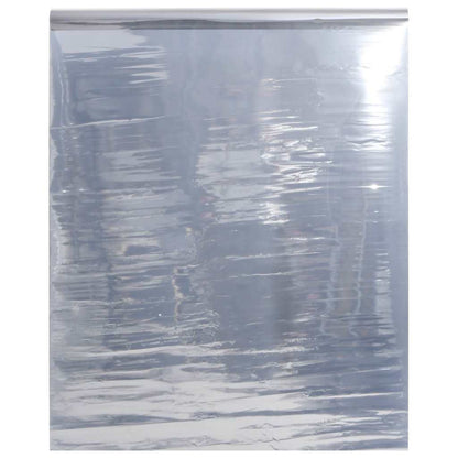 vidaXL Solar Film Static Reflective Effect Silver 90x500 cm PVC
