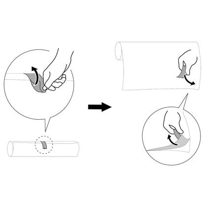 vidaXL Solar Film Static Reflective Effect Silver 90x500 cm PVC