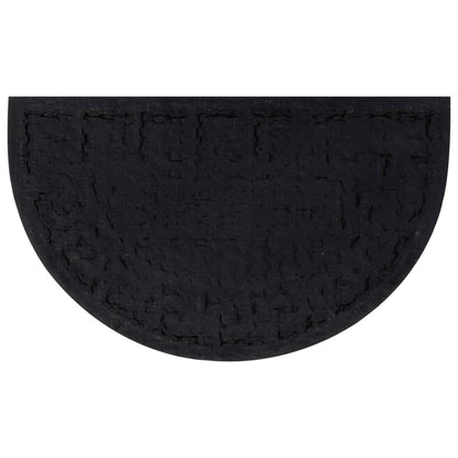 vidaXL Door Mat Half Round 45x75 cm Rubber and Coir
