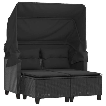 vidaXL Garden Sofa | Black