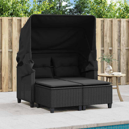 vidaXL Garden Sofa | Black