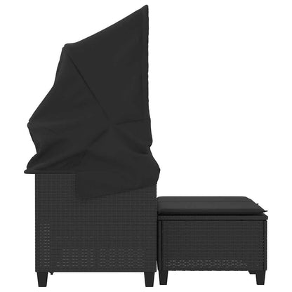 vidaXL Garden Sofa | Black