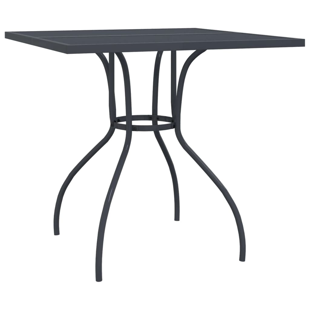 vidaXL Garden Dining Set | Anthracite | Expanded metal mesh | 5 Piece Set