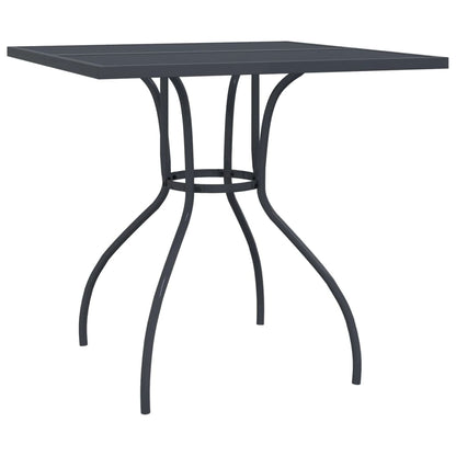 vidaXL Garden Dining Set | Anthracite | Expanded metal mesh | 5 Piece Set