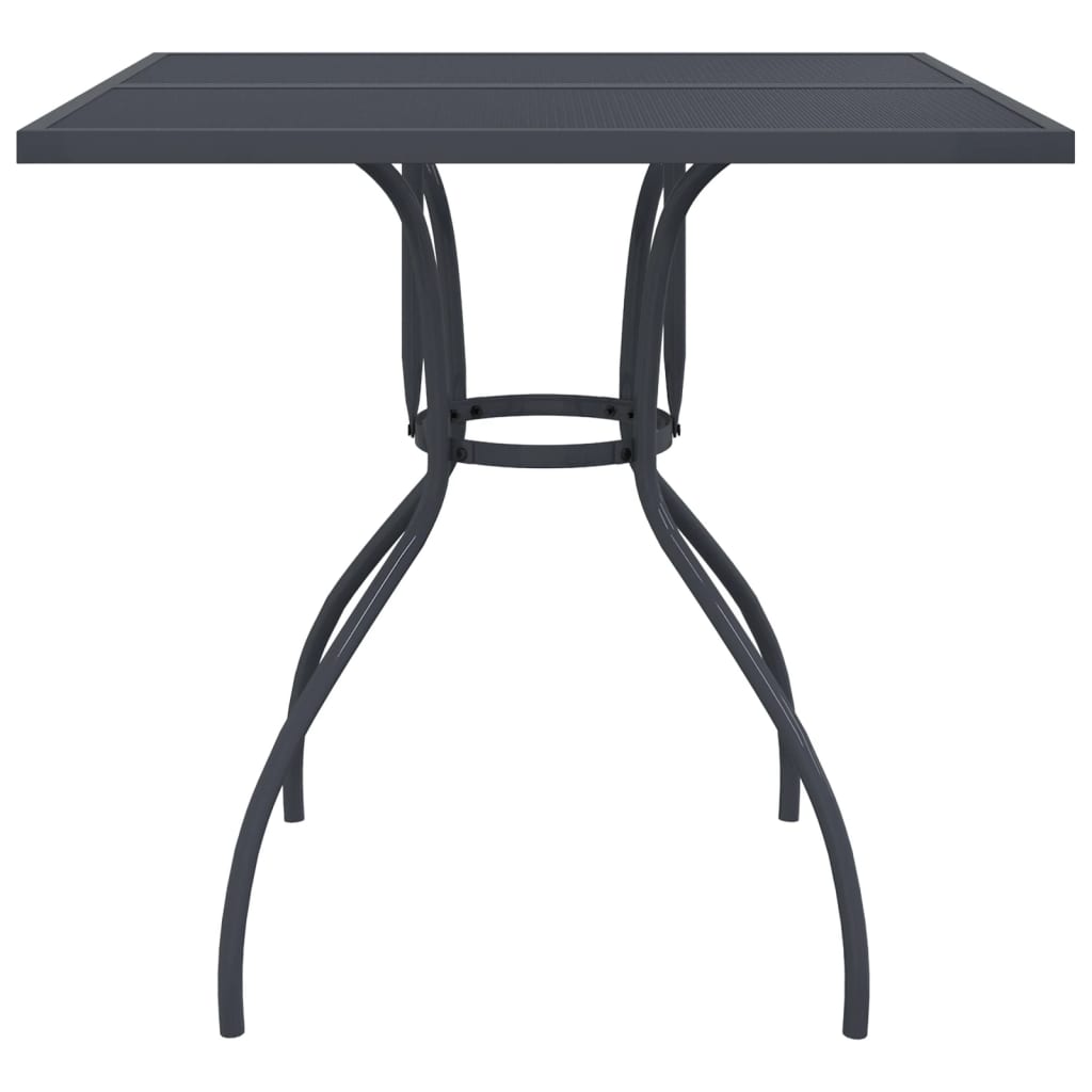 vidaXL Garden Dining Set | Anthracite | Expanded metal mesh | 5 Piece Set