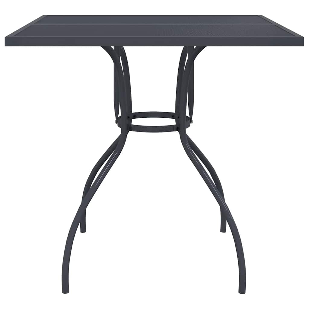 vidaXL 5 Piece Garden Dining Set Anthracite Metal Mesh