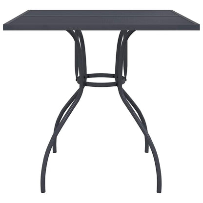 vidaXL 5 Piece Garden Dining Set Anthracite Metal Mesh