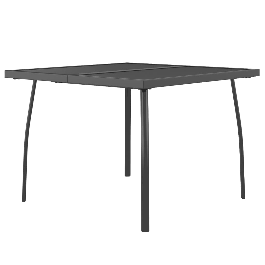 vidaXL Garden Dining Set | Anthracite | Metal with e-coating finish | Medium