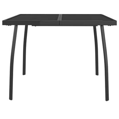 vidaXL Garden Dining Set | Anthracite | Metal with e-coating finish | Medium