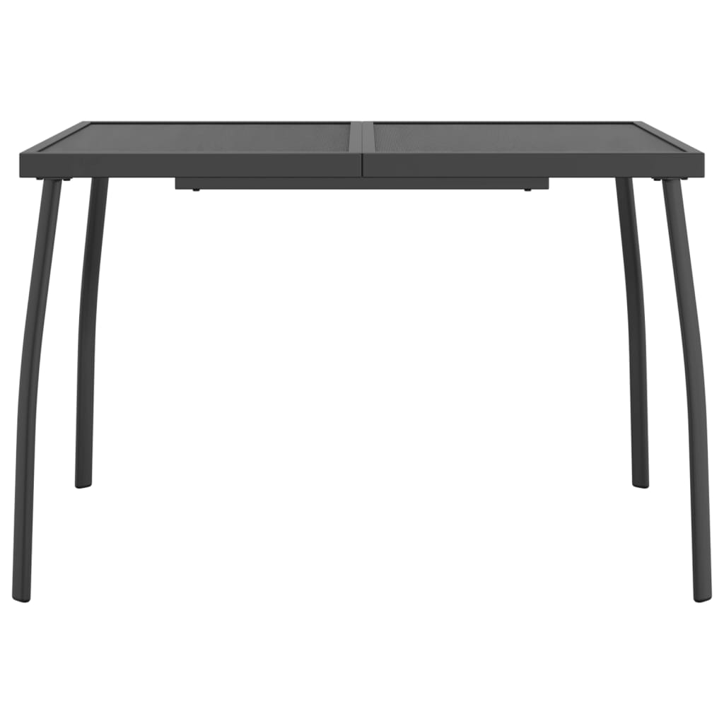 vidaXL 5 Piece Garden Dining Set Anthracite Metal Mesh