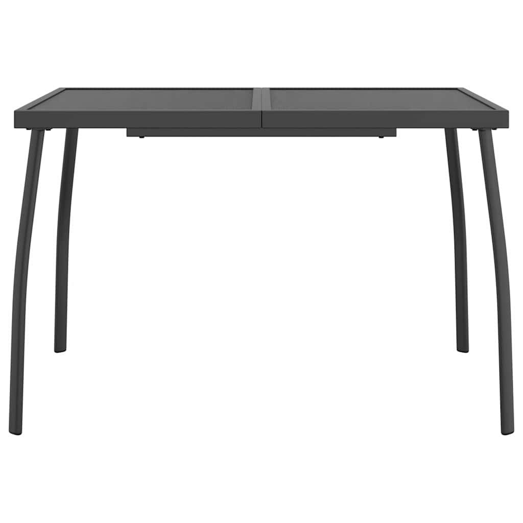 vidaXL 5 Piece Garden Dining Set Anthracite Metal Mesh