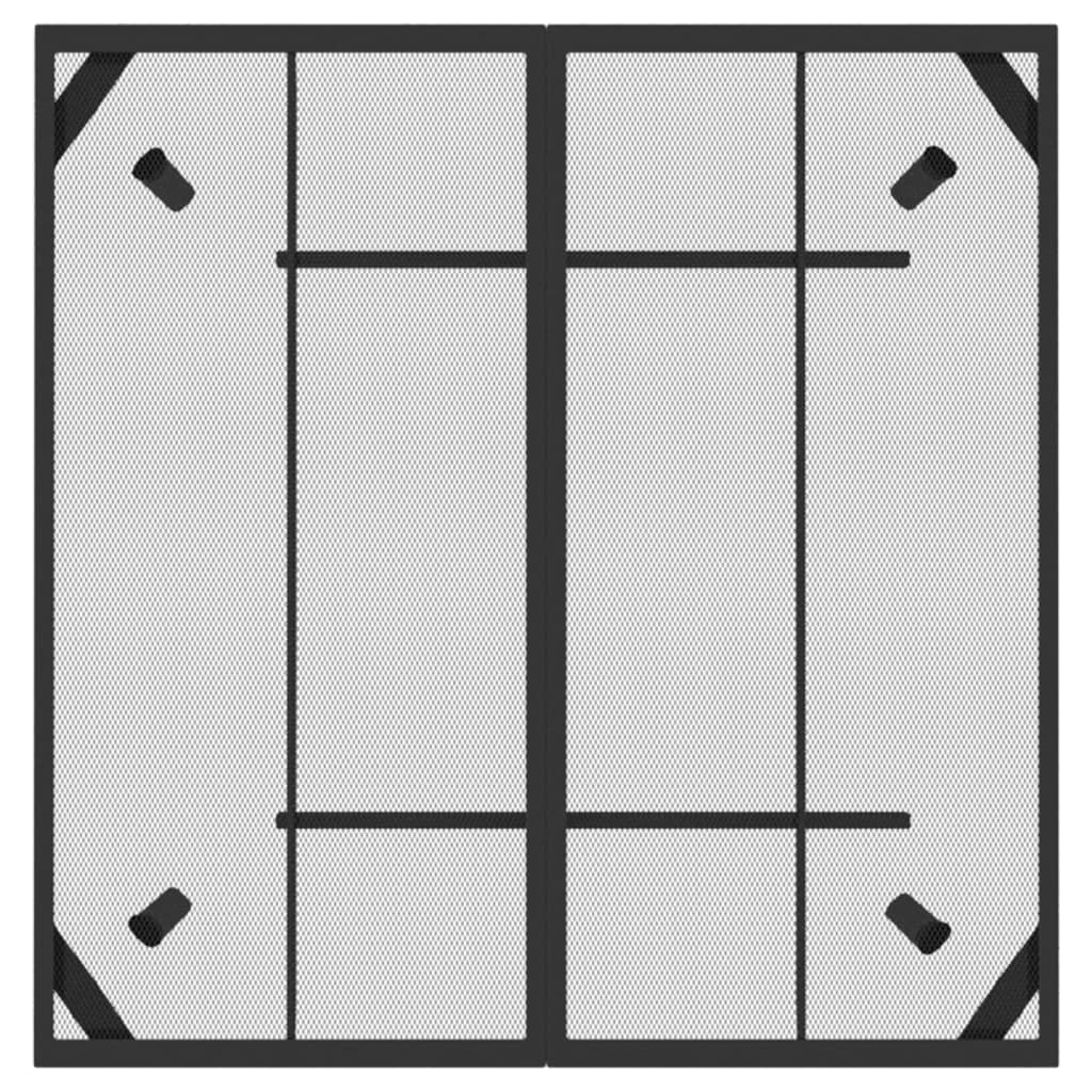vidaXL Garden Dining Set | Anthracite | Metal | 5 Piece Set