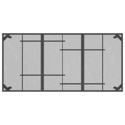vidaXL Garden Dining Set | Anthracite | Expanded Metal Mesh with E-coating