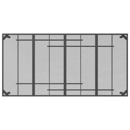 vidaXL Garden Dining Set | Anthracite | Metal mesh with e-coating finish | Large