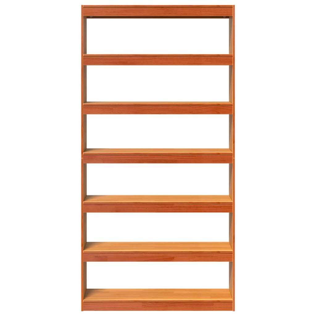vidaXL Book Cabinet/Room Divider 100x30x199.5 cm Solid Wood Pine
