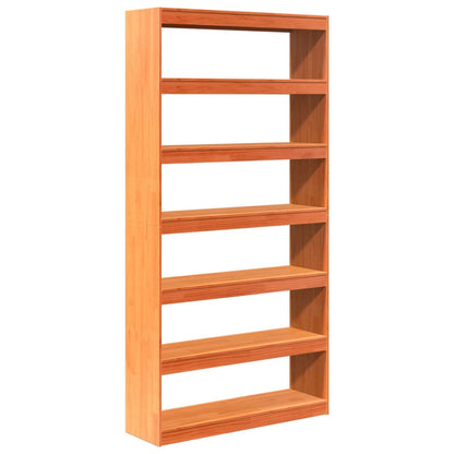 vidaXL Book Cabinet/Room Divider 100x30x199.5 cm Solid Wood Pine