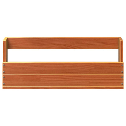 vidaXL Wall-mounted Shoe Racks 2 pcs Wax Brown 59x8.5x23.5 cm Solid Wood Pine
