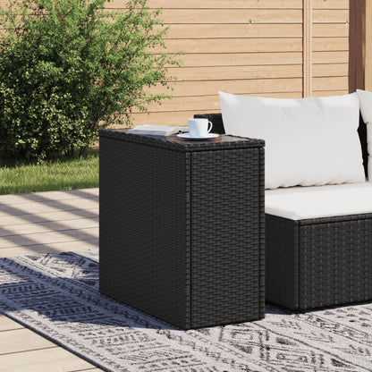 vidaXL Garden Side Table | Black
