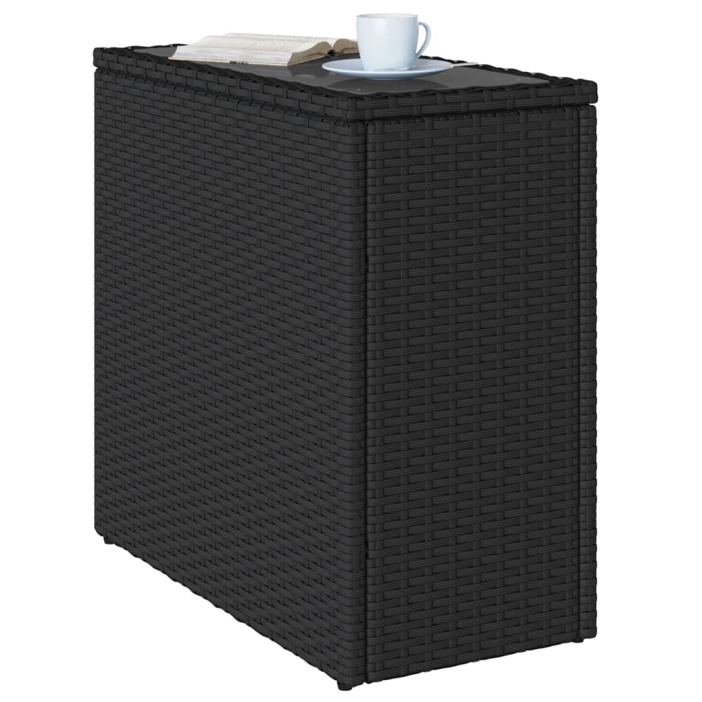 vidaXL Garden Side Table | Black