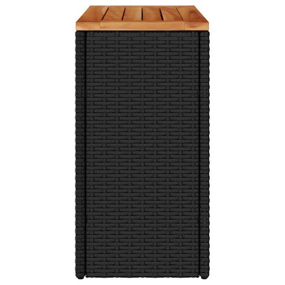 vidaXL Garden Side Table | Black and Brown