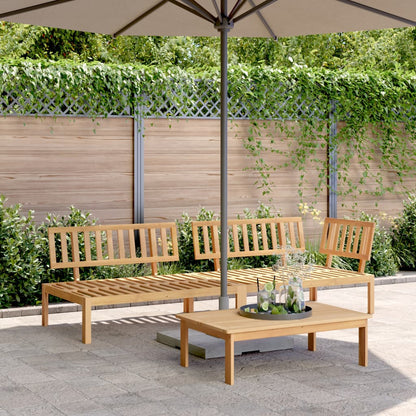 vidaXL Pallet Sofa Set | Brown | Solid Acacia Wood | Large | Modular