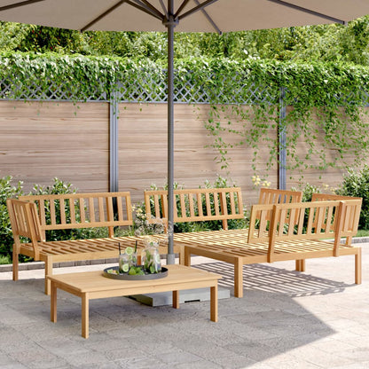 vidaXL Pallet Sofa Set | Natural Wood | Solid acacia wood | Standard | Modular
