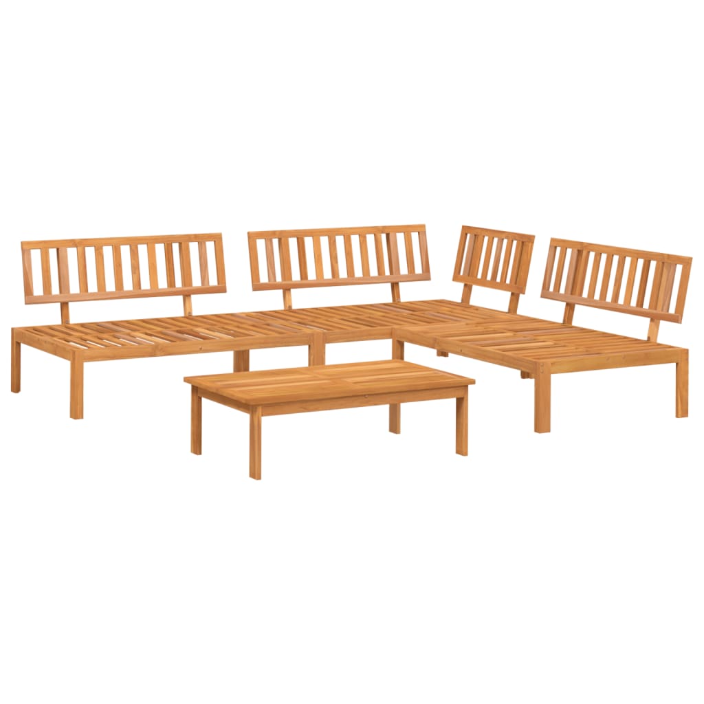 vidaXL 4 Piece Garden Pallet Sofa Set Solid Wood Acacia