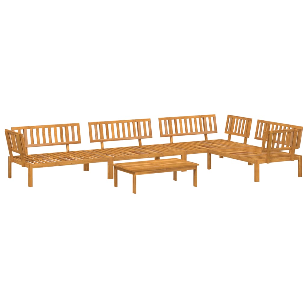 vidaXL 5 Piece Garden Pallet Sofa Set Solid Wood Acacia