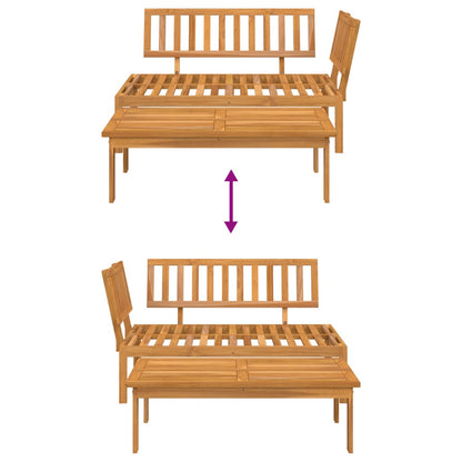 vidaXL Garden Pallet Sofa Set 2 pcs Solid Wood Acacia