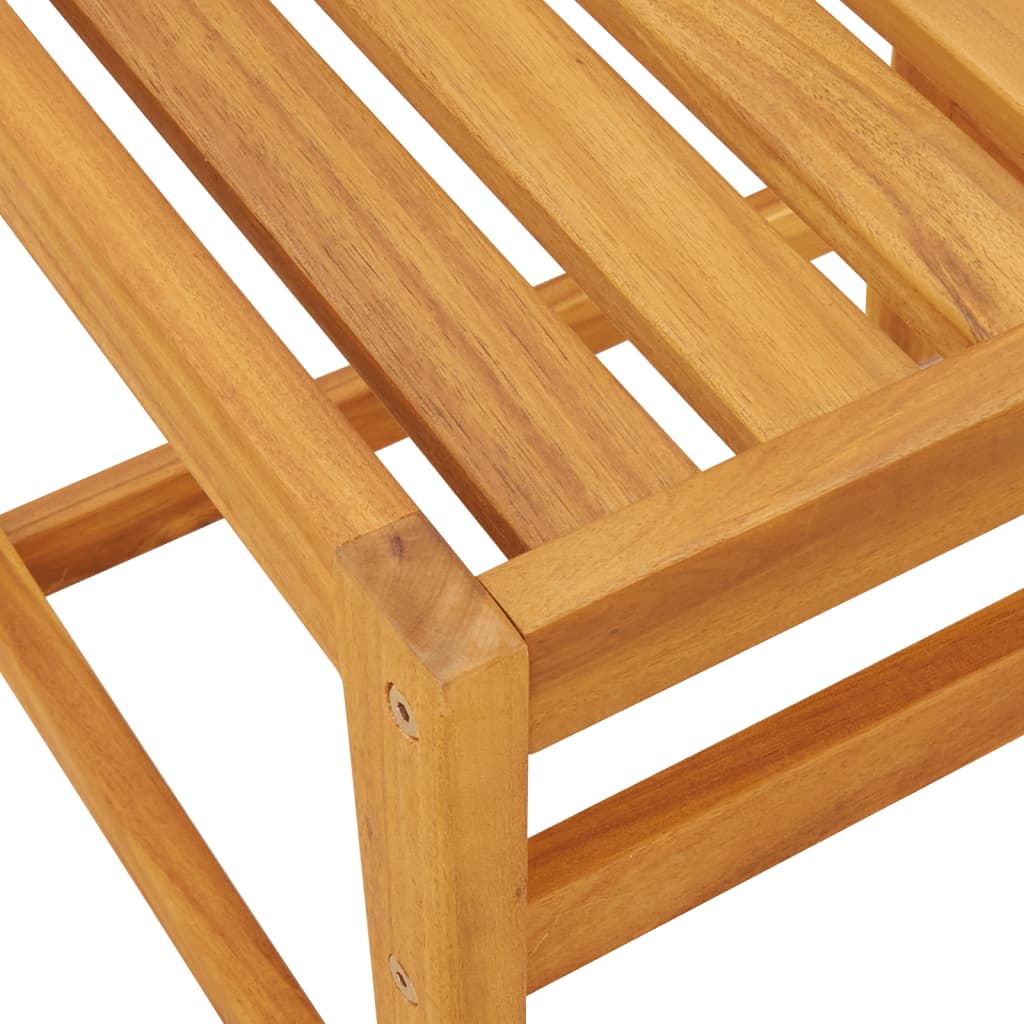 vidaXL Balcony Set | Natural Acacia Wood | Solid Acacia wood | Compact