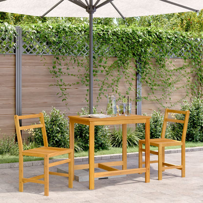 vidaXL Balcony Set | Natural Acacia Wood | Solid Acacia wood | Compact