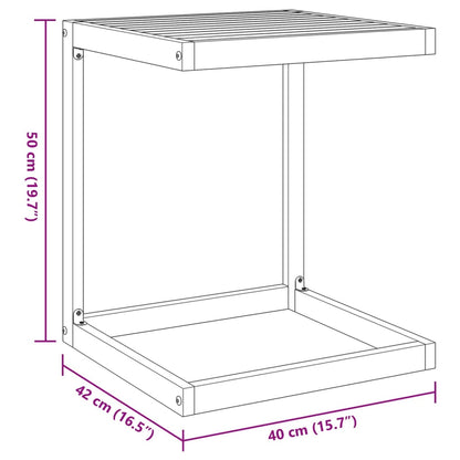 vidaXL C Table 42x40x50 cm Solid Wood Acacia