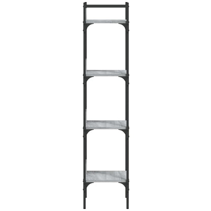 vidaXL Bookshelf 4-Tier Grey Sonoma 35x30x138,5 cm Engineered Wood