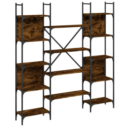 vidaXL Bookshelf | Smoked oak | Engineered wood | Large | Bookshelf