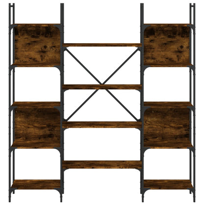 vidaXL Bookshelf | Smoked oak | Engineered wood | Large | Bookshelf