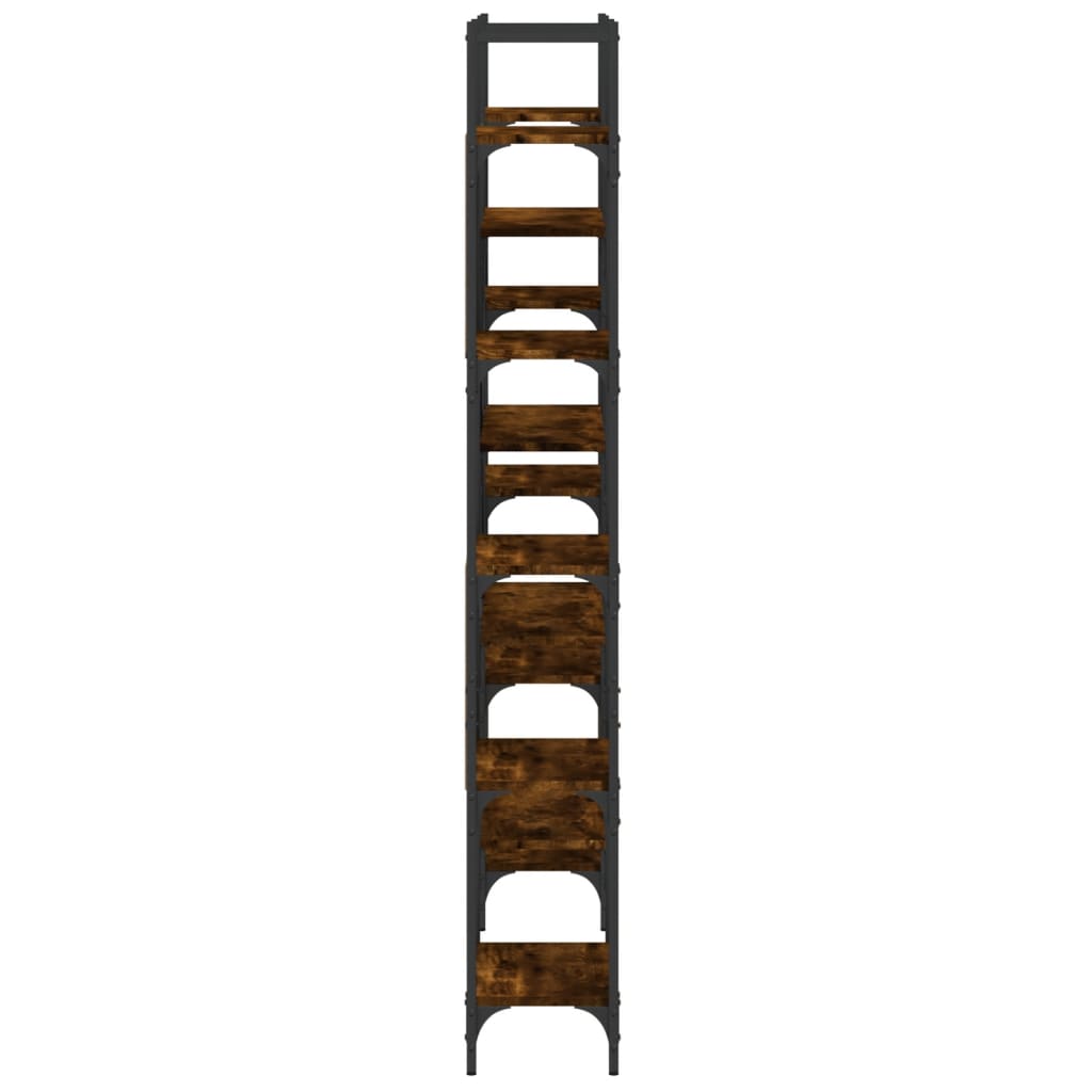 vidaXL Bookshelf | Smoked oak | Engineered wood | Large | Bookshelf