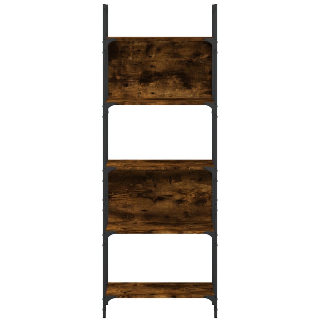 vidaXL Bookshelf | Smoked Oak | Engineered wood | Tall | Bookshelf | Rectangular