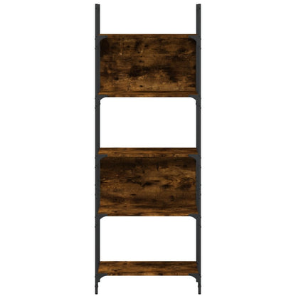 vidaXL Bookshelf | Smoked Oak | Engineered wood | Tall | Bookshelf | Rectangular