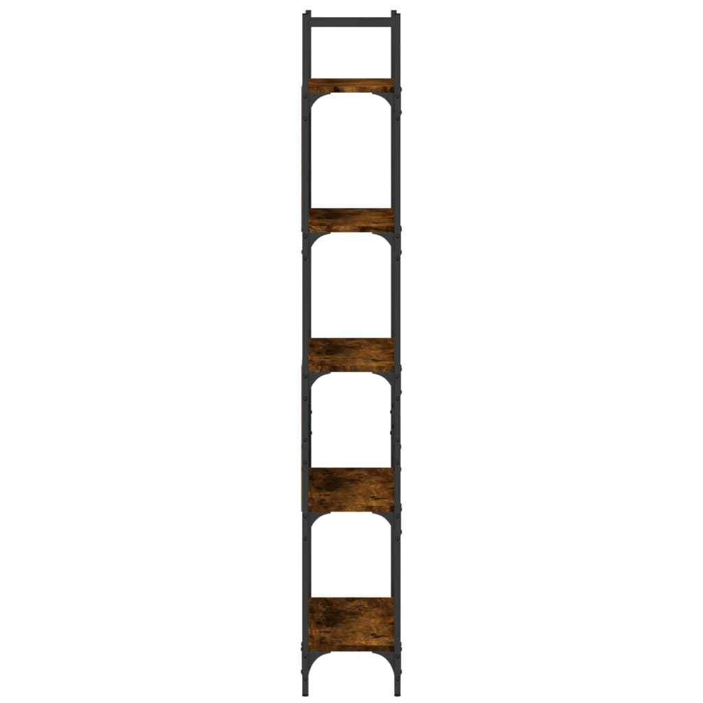 vidaXL Bookshelf | Smoked Oak | Engineered wood | Tall | Bookshelf | Rectangular