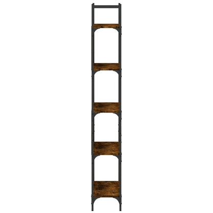 vidaXL Bookshelf | Smoked Oak | Engineered wood | Tall | Bookshelf | Rectangular