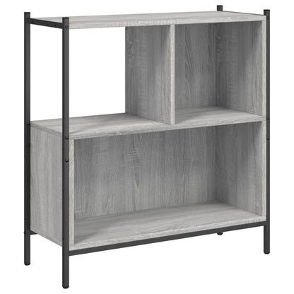 vidaXL Bookcase Grey Sonoma 72x28x77,5 cm Engineered Wood