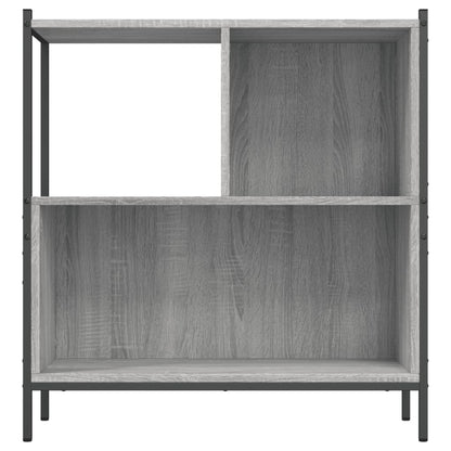 vidaXL Bookcase Grey Sonoma 72x28x77,5 cm Engineered Wood