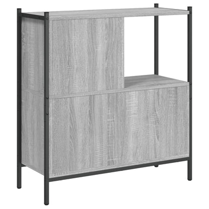 vidaXL Bookcase Grey Sonoma 72x28x77,5 cm Engineered Wood