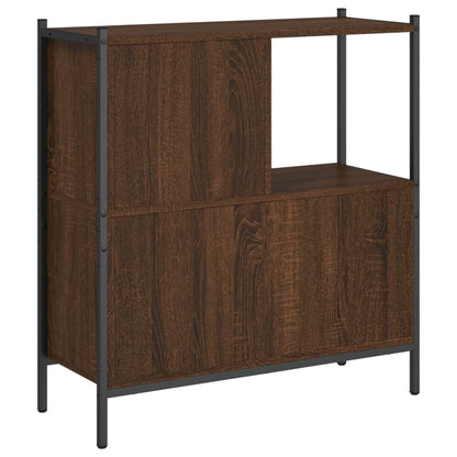 vidaXL Bookcase Brown Oak 72x28x77,5 cm Engineered Wood
