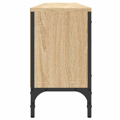 vidaXL TV Cabinet with Drawer Sonoma Oak 200x25x44 cm Engineered Wood