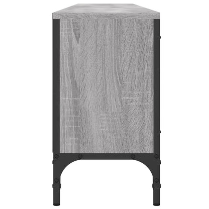 vidaXL TV Cabinet with Drawer Grey Sonoma 200x25x44 cm Engineered Wood