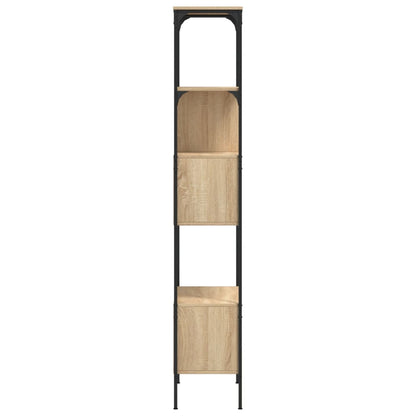vidaXL Bookcase 5-Tier Sonoma Oak 76x33x188,5 cm Engineered Wood